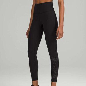 Lululemon Wunder Train High-Rise Tight 25" *Motif - 2 Black